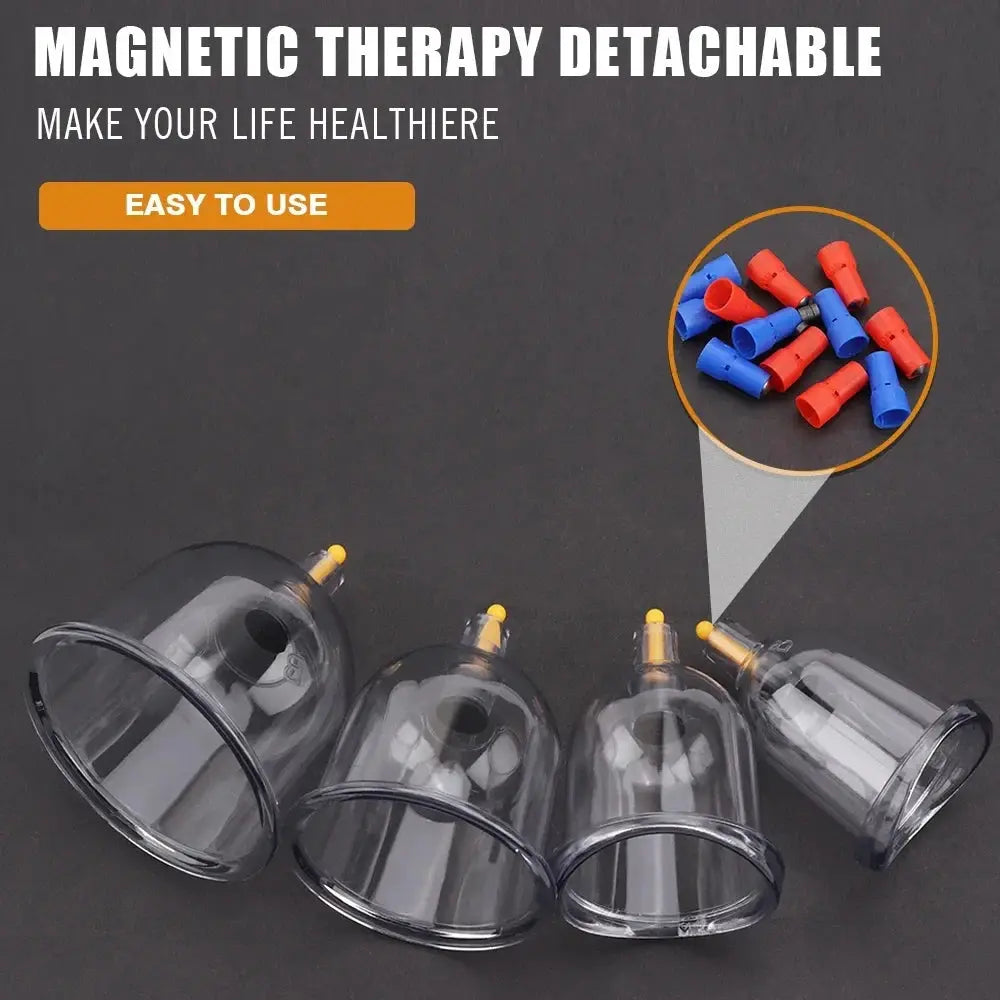 Cupping Therapy Set Chinese Medicine Physiotherapy Vacuum Cupping jars Apparatus Professional Suction Cups Massage With Tube Jar Drovia