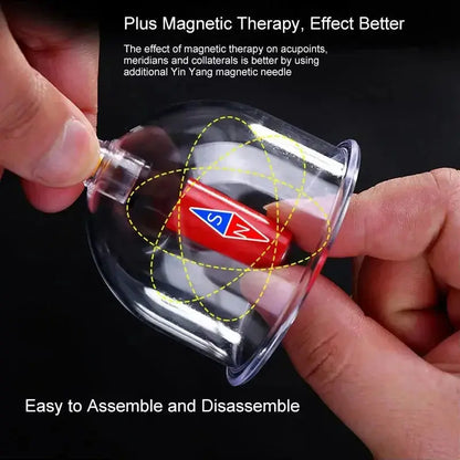 Cupping Therapy Set Chinese Medicine Physiotherapy Vacuum Cupping jars Apparatus Professional Suction Cups Massage With Tube Jar Drovia
