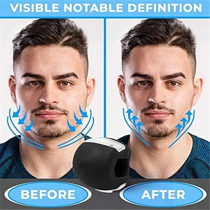 Facial Jaw Exerciser Gym Fitness Ball JawLine Muscle Drovia
