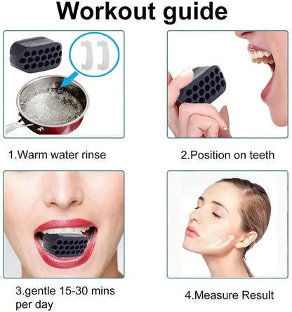 Facial Jaw Exerciser Gym Fitness Ball JawLine Muscle Drovia