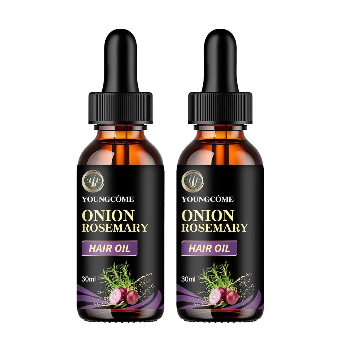 Hair Rapid Growth Essential Oil Onion Rosemary Hair Care Essential Oil Hair Regeneration Effective Hair Loss Product Drovia