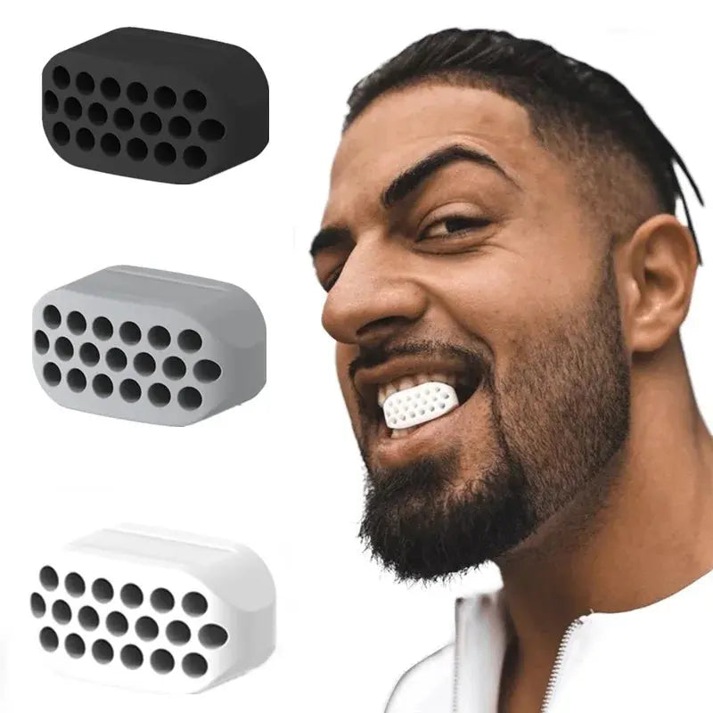 Facial Jaw Exerciser Gym Fitness Ball JawLine Muscle Drovia