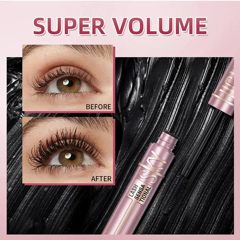 Natural Curling Mascara Quick Dry Smudge-proof Eyelash Cream For Party Drovia