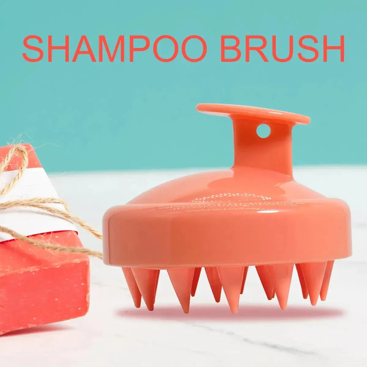 Silicone Shampoo Scalp Hair Massager Head Body Scalp Massage Brush Scalp Massage Brush Comb Magic Handle Brush Spa Massage Brush Drovia