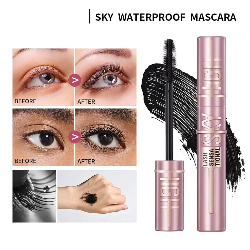 Natural Curling Mascara Quick Dry Smudge-proof Eyelash Cream For Party Drovia