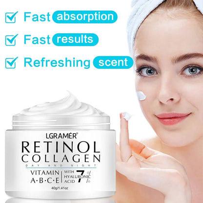 Retinol Wrinkle Remover Face Cream Firming Lifting Anti Aging Fade Fine Lines Moisturizing Whitening Repair Skin Care Cosmetics Drovia