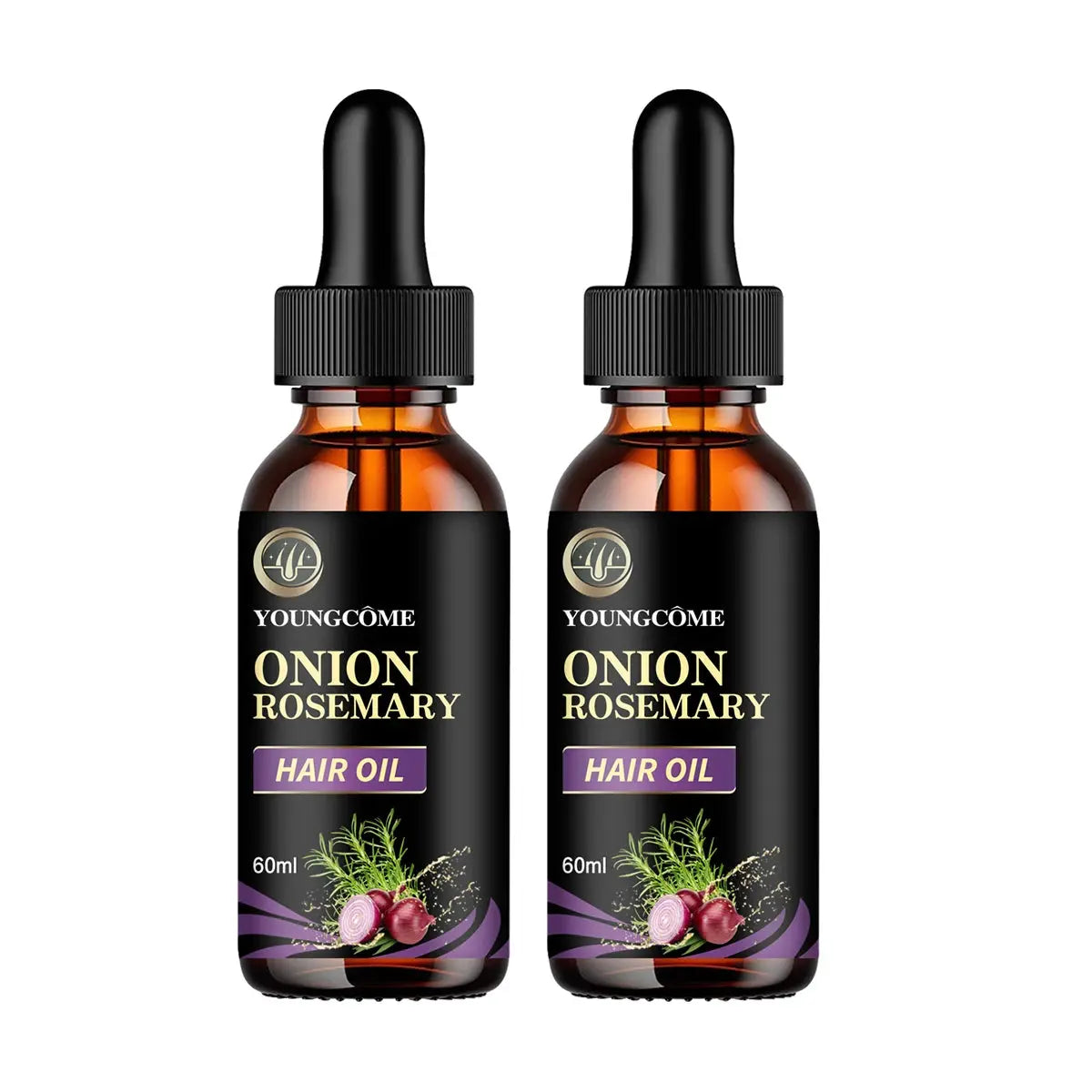 Hair Rapid Growth Essential Oil Onion Rosemary Hair Care Essential Oil Hair Regeneration Effective Hair Loss Product Drovia
