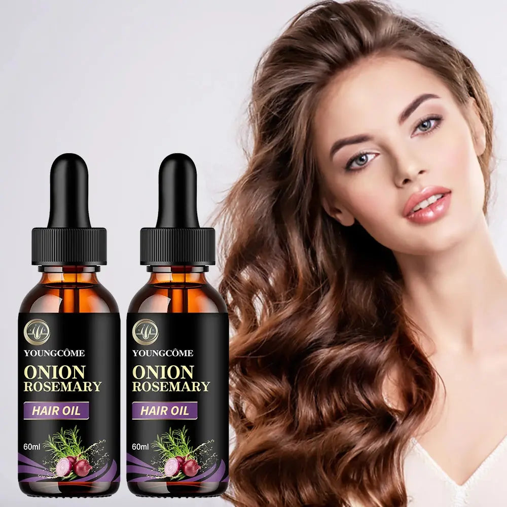 Hair Rapid Growth Essential Oil Onion Rosemary Hair Care Essential Oil Hair Regeneration Effective Hair Loss Product Drovia