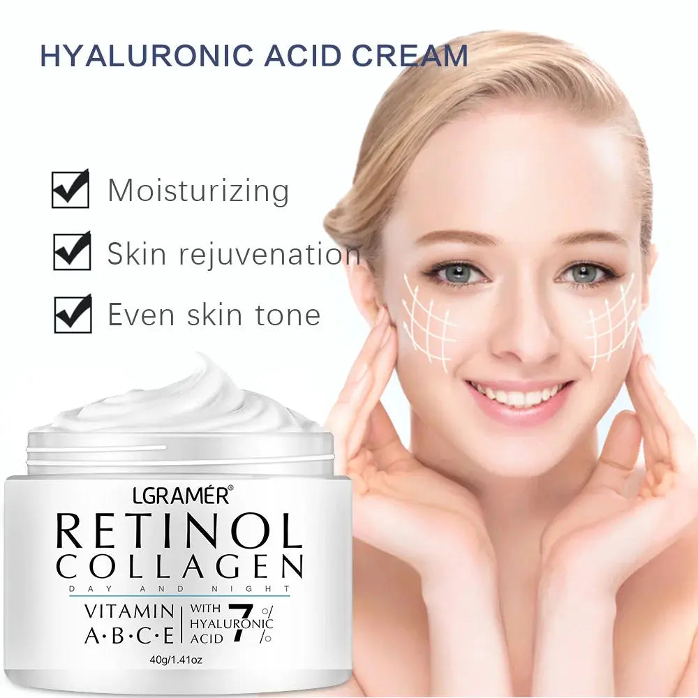 Retinol Wrinkle Remover Face Cream Firming Lifting Anti Aging Fade Fine Lines Moisturizing Whitening Repair Skin Care Cosmetics Drovia