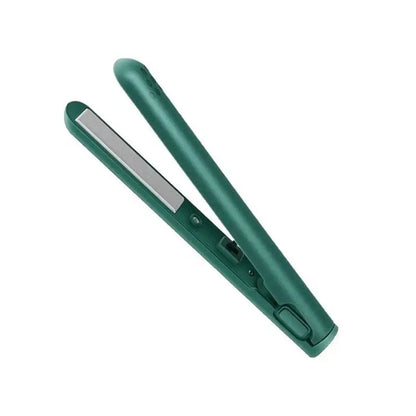 2-in-1 Hair Straightener & Curler, Mini Dual Purpose Curling Iron, Portable Curling Wand and Flat Iron Travel for All Hair Types Drovia