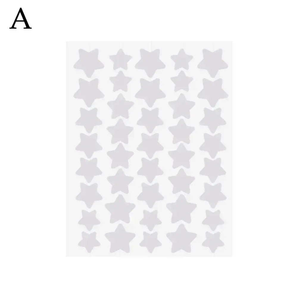 40pcs Pimple Patches Colorful Star-Shaped PE Drovia