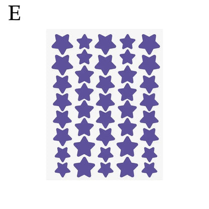 40pcs Pimple Patches Colorful Star-Shaped PE Drovia