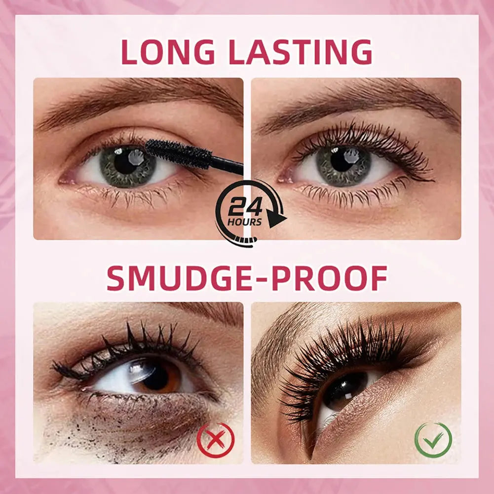 Natural Curling Mascara Quick Dry Smudge-proof Eyelash Cream For Party Drovia