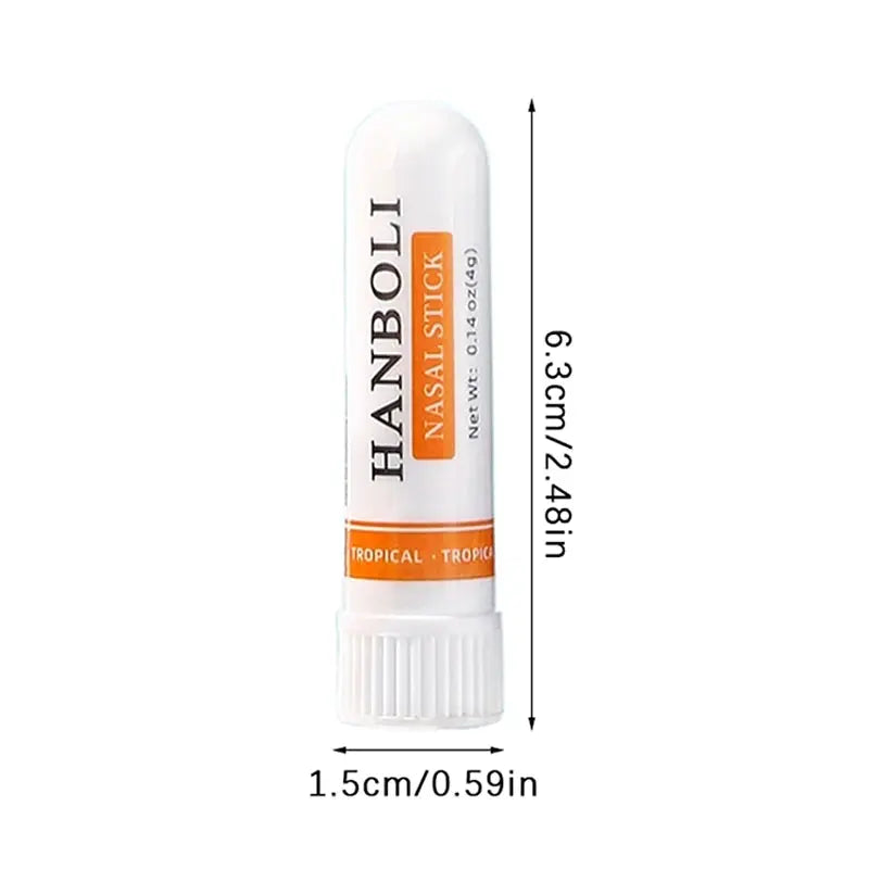 4Pcs Nasal Stick Boosts Focus Enhances Breathing Provides Fresh Sensation Aromatherapy Inhaler Prevent Drowsy Driving Drovia