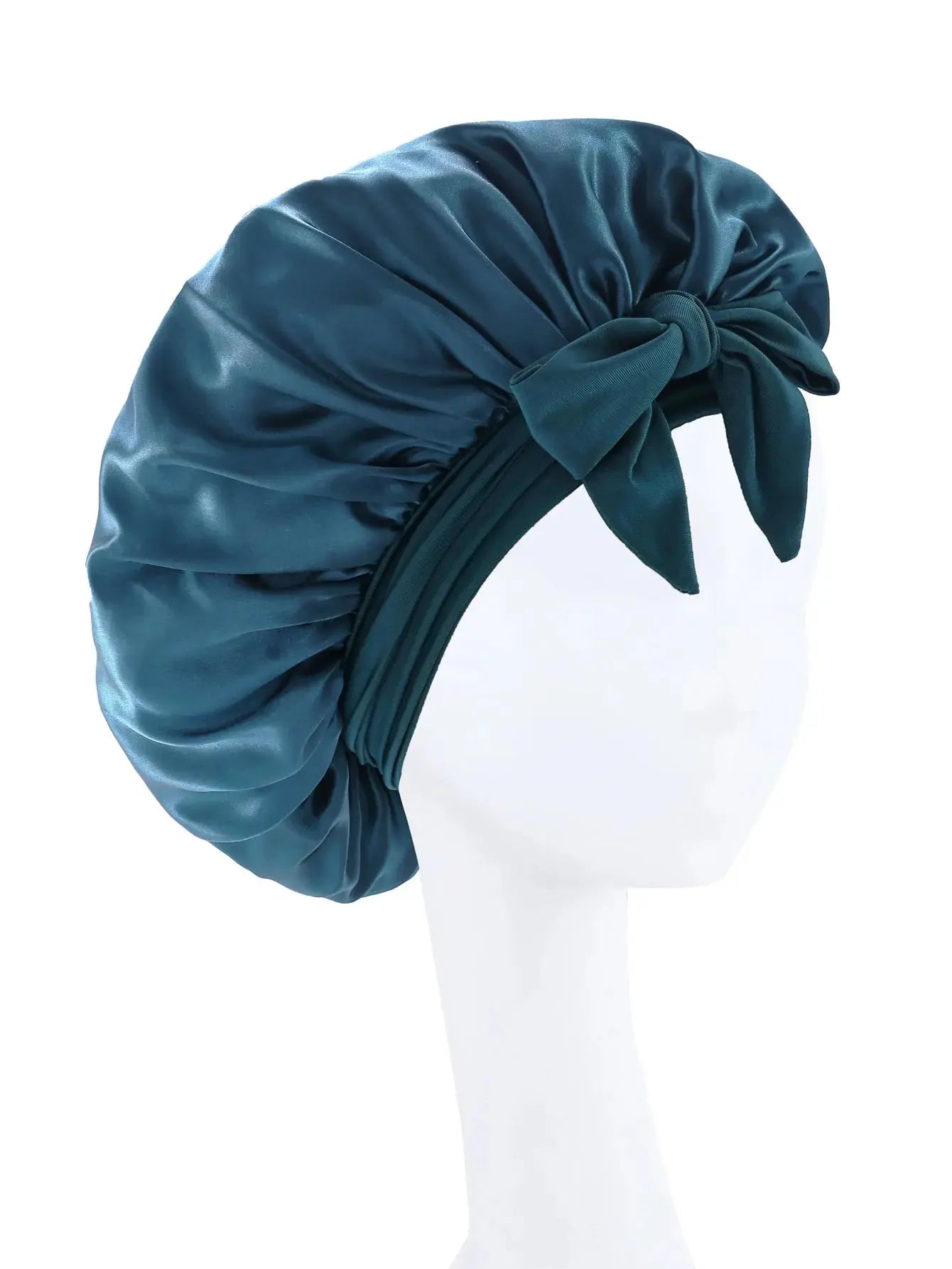 New Silky Bonnet For Sleeping Women Satin Bonnet Hair Bonnet Night Sleep Cap Scarf Wrap For Curly Hair Tie Band For CurlyHat Drovia