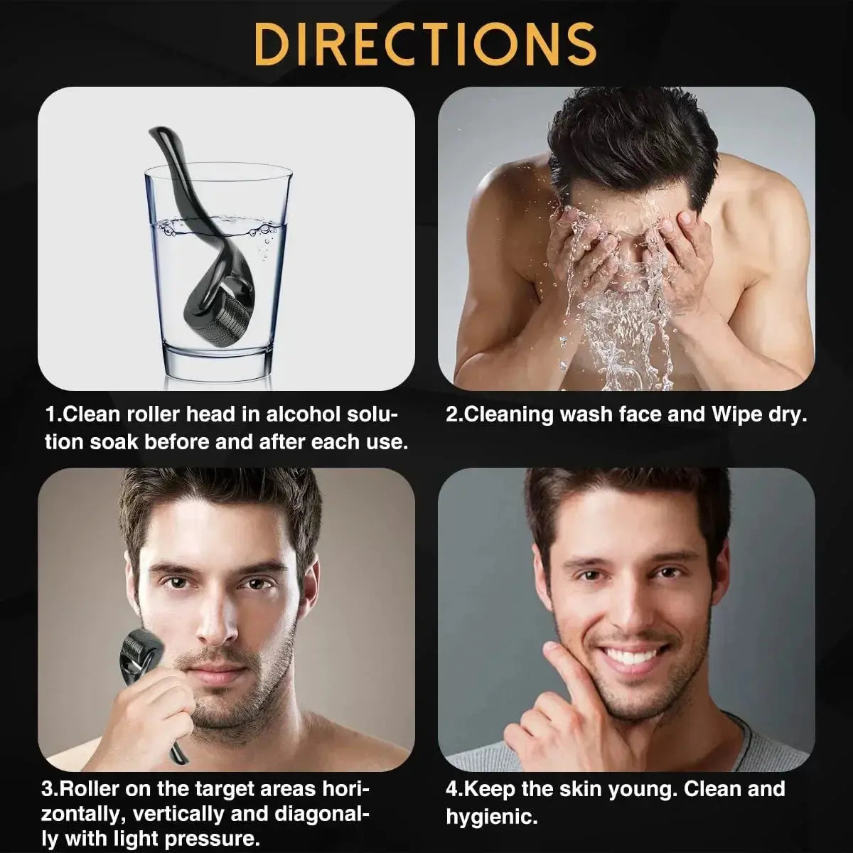 Derma Roller Skin Care Needle Micro Beauty Roller Drovia