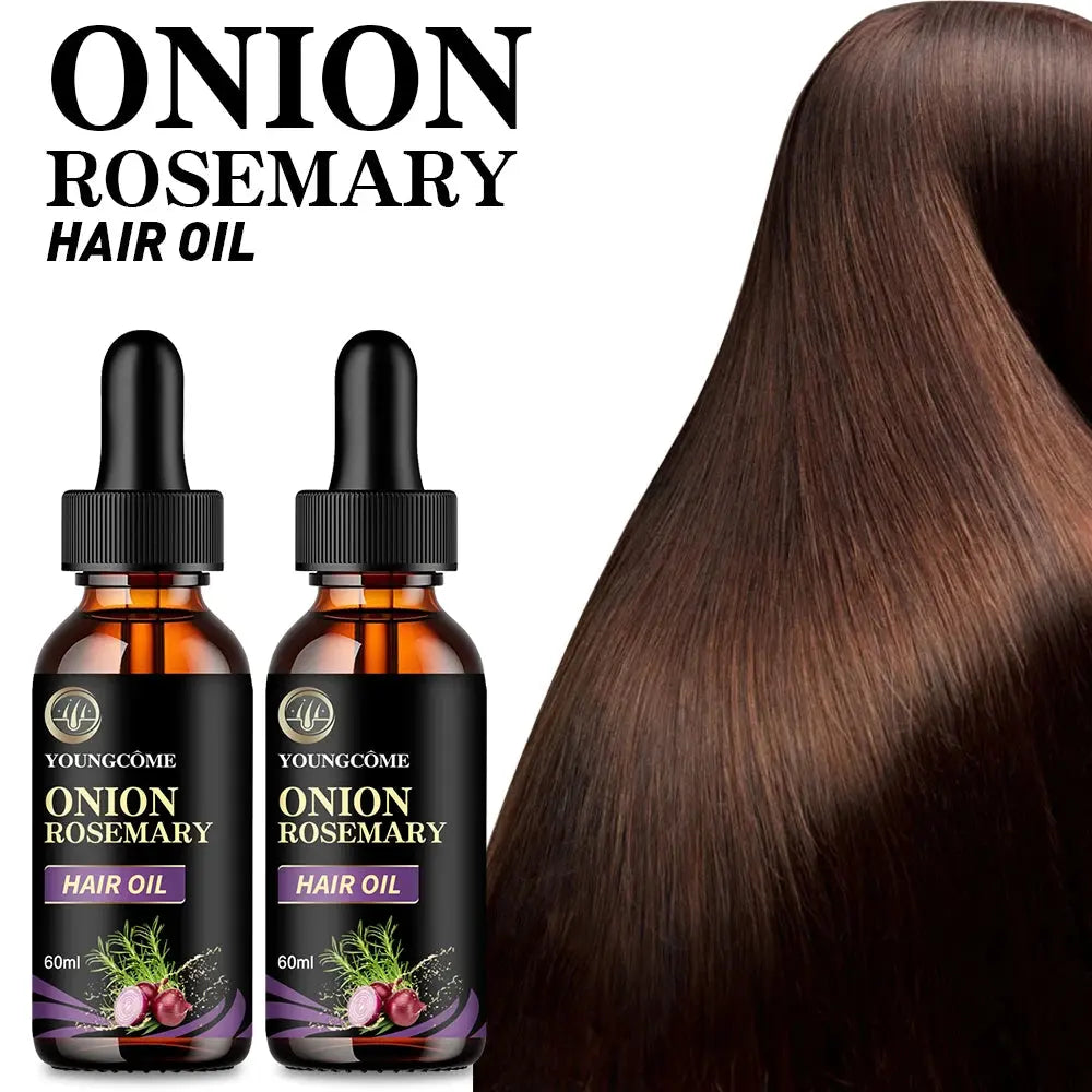Hair Rapid Growth Essential Oil Onion Rosemary Hair Care Essential Oil Hair Regeneration Effective Hair Loss Product Drovia