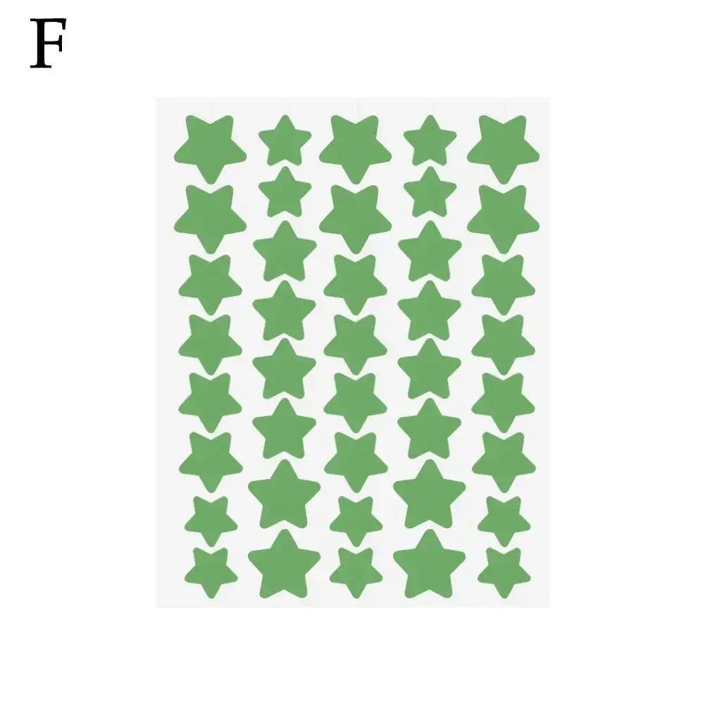 40pcs Pimple Patches Colorful Star-Shaped PE Drovia