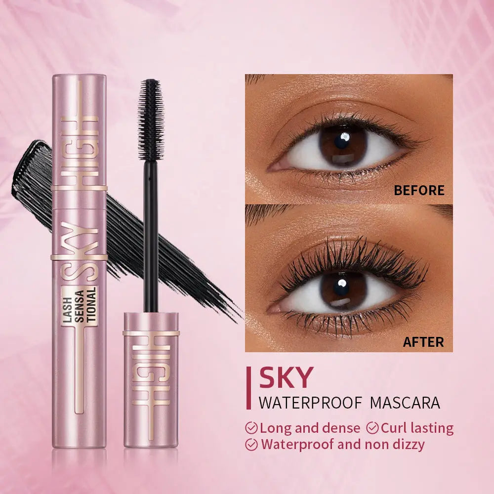 Natural Curling Mascara Quick Dry Smudge-proof Eyelash Cream For Party Drovia