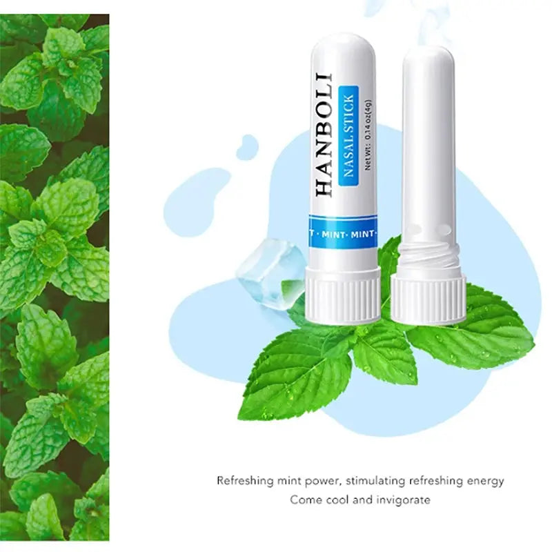 4Pcs Nasal Stick Boosts Focus Enhances Breathing Provides Fresh Sensation Aromatherapy Inhaler Prevent Drowsy Driving Drovia