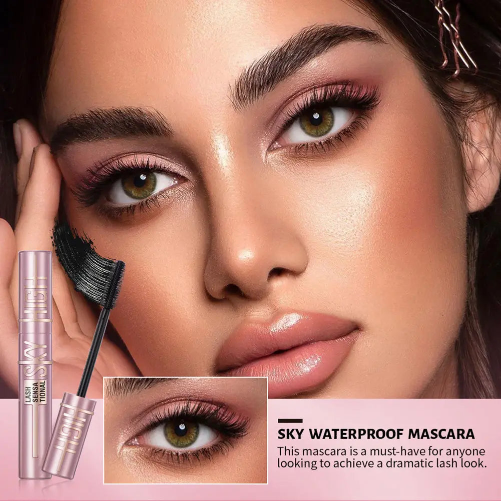 Natural Curling Mascara Quick Dry Smudge-proof Eyelash Cream For Party Drovia