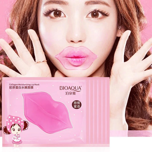Crystal Collagen Lip Mask Moisturizing Plump Lips Gel Masks Nourishing Hydrating Lips Care