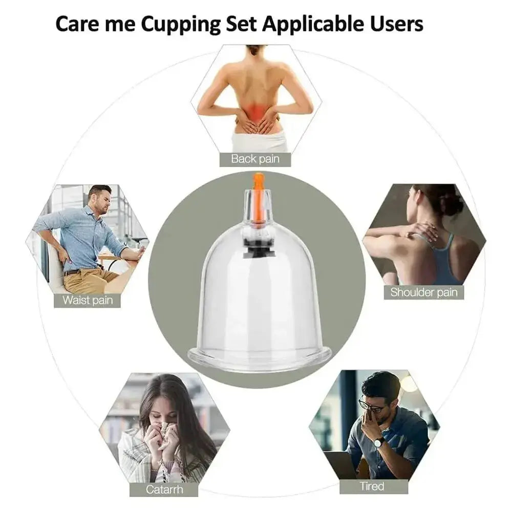 Cupping Therapy Set Chinese Medicine Physiotherapy Vacuum Cupping jars Apparatus Professional Suction Cups Massage With Tube Jar Drovia