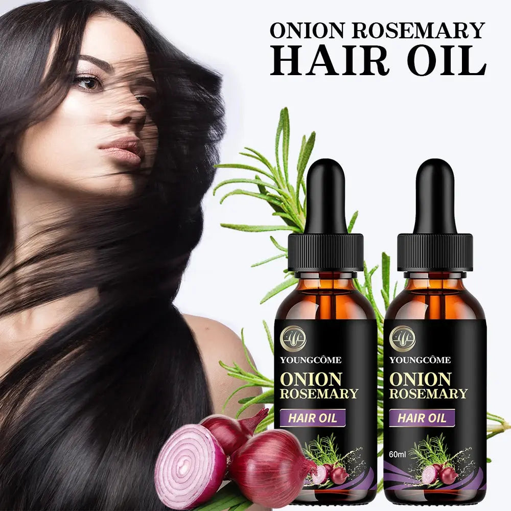 Hair Rapid Growth Essential Oil Onion Rosemary Hair Care Essential Oil Hair Regeneration Effective Hair Loss Product Drovia