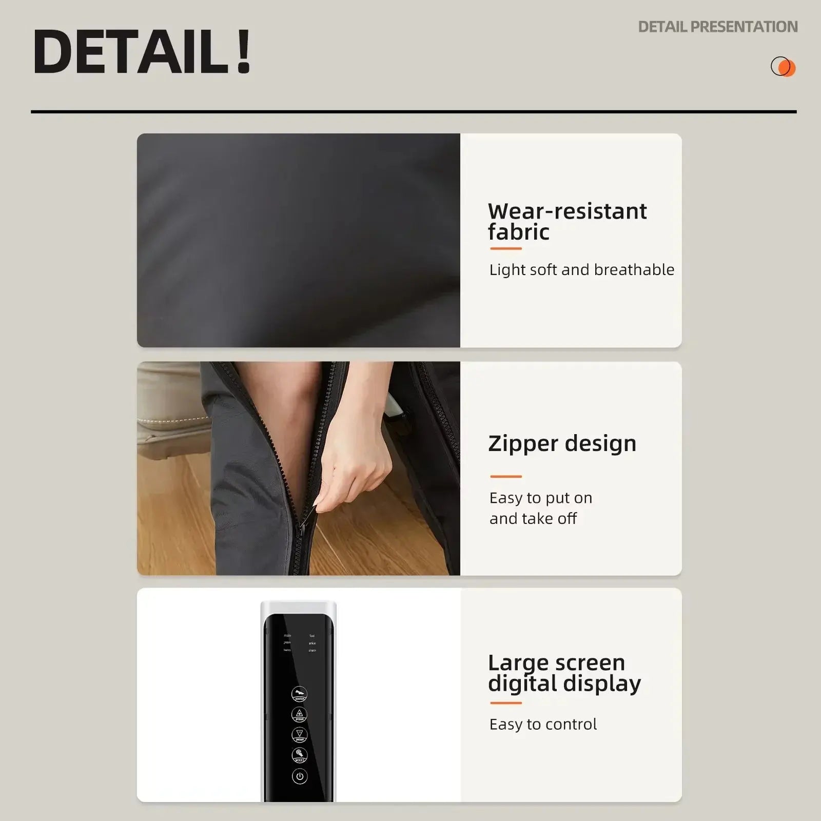 Air Pressure Leg Massager Foot Massage Boots Kneading Squeeze Deep Relaxation Calf With Remote Control to Relieve Varicos Veins - Drovia