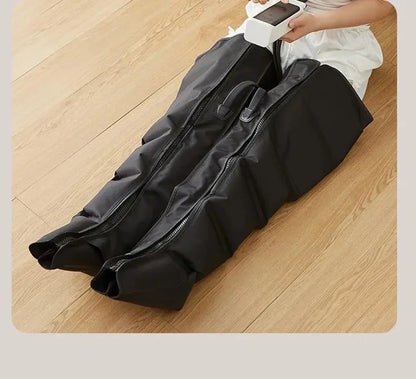 Air Pressure Leg Massager Foot Massage Boots Kneading Squeeze Deep Relaxation Calf With Remote Control to Relieve Varicos Veins - Drovia